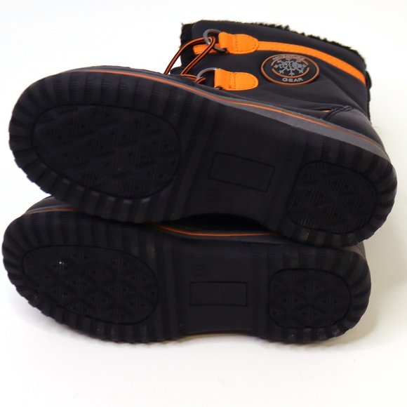 Totes Kid's Adventure Gear Black Mid Calf Lace Up Snow Boots Girls Size 11 NWOT - Picture 5 of 6